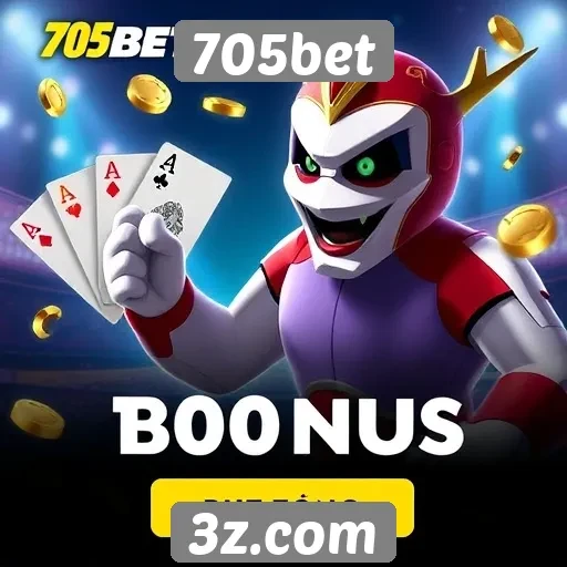 Recursos de bônus disponíveis na plataforma 705bet